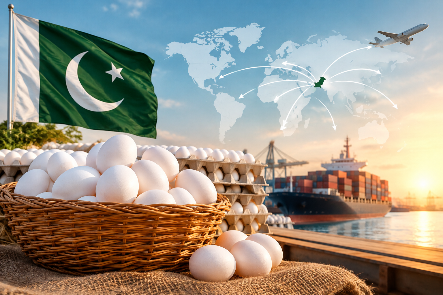 egg export Pakistan